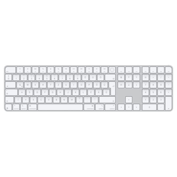 Apple Magic Keyboard Numeric Touch ID/Bezdrôtová Bluetooth/HU layout/Biela