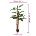 vidaXL Umelý banánovník 22 listov 200 cm zelený