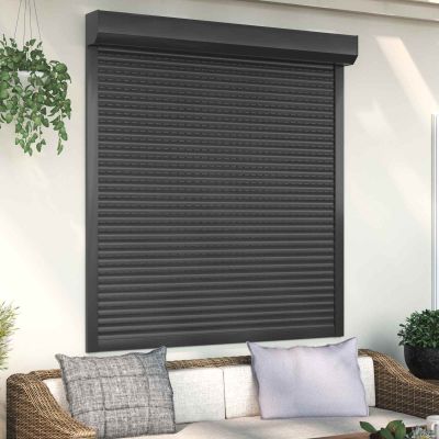 vidaXL Rolety Antracit 140 x 150 cm Hliník a polyuretán
