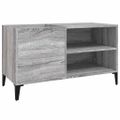 vidaXL Skrinka na platne sivá sonoma 84,5x38x48 cm kompozitné drevo
