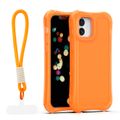 Puzdro Safepop s popruhom pre iPhone 12 / 12 Pro 6,1" oranžové