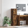vidaXL Highboard Dymová dub 31.5 x 32 x 122.5 cm