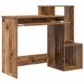 vidaXL Stôl Staré drevo 106 x 41 x 88.5 cm Kompozitné drevo