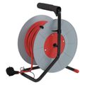 Predlžovací kábel EMOS P19420 na bubne 20 m / 4 zásuvky / červený / PVC / 230 V / 1 mm2