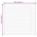 vidaXL Záťažová prikrývka bledokrémová 220x235 cm 15 kg látka