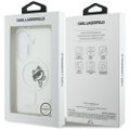 Puzdro Karl Lagerfeld IML Peekaboo Choupette MagSafe pre Samsung Galaxy S26 transparentné