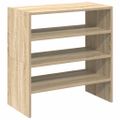 vidaXL Stojany na topánky 2 ks stohovateľné dub sonoma 60x30x30,5 cm