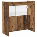 vidaXL Kúpeľňová skrinka pod umývadlo Staré drevo 78,5 x 37,5 x 81 cm