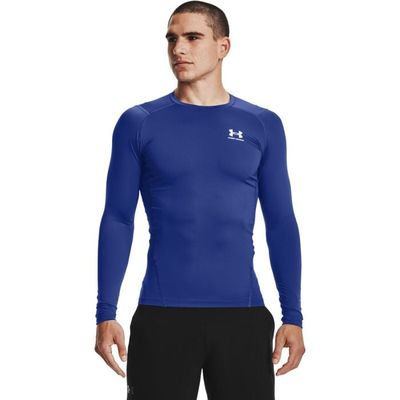 Tričko HG Armour Comp LS Modré - Under Armour, veľkosť S