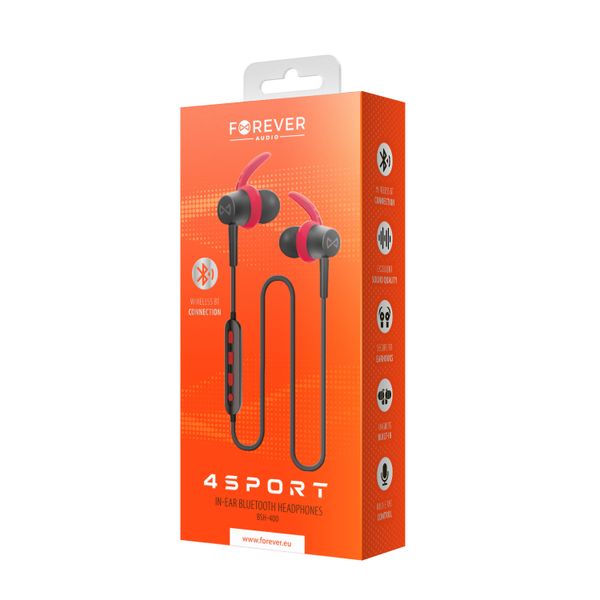 Bluetooth slúchadlá Forever 4Sport BSH-400 červené