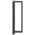 vidaXL Nohy barového stola v tvare T, 2 ks, antracitové, 40x35x(110-111) cm, oceľ