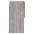vidaXL TV skrinka s LED svetlami sivá sonoma 30,5x30x60 cm