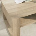 vidaXL Konferenčný stolík Sonoma dub 92 x 53 x 45 cm Kompozitné drevo