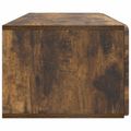 vidaXL Nástenná TV skrinka 98 x 41 x 30 cm Dymový dub Kompozitné drevo