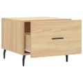vidaXL Konferenčné stolíky 2 ks dub sonoma 50x50x40cm kompozitné drevo