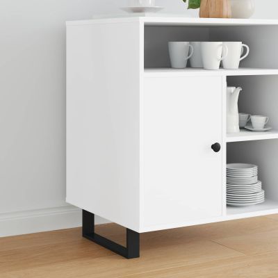 vidaXL Nohy nábytku 12 pcs Čierna 311 x 40,5 x 100 mm Železo