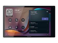 Crestron TSW-1080-UC-B - Ovládací panel s dotykovou obrazovkou - 10.1", wall mount, unified communication - kabelové - 10/100/1000 Ethernet - hladká čierna