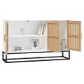 vidaXL Komoda biela 105x30x65 cm kompozitné drevo