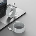 Baseus Simple Wisdom Súprava dátového kábla USB na Lightning 2,4A (2 ks/sada）1,5 m biela