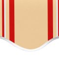vidaXL Náhradná látka na markízu, žlto-oranžová, 4,5x3,5 m, polyester