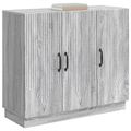 vidaXL Servírovacia skriňa Sivá sonoma 89 x 34,5 x 77 cm