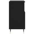 vidaXL Komoda čierna 60x35x70 cm spracované drevo