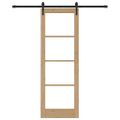 vidaXL Posuvné dvere Prírodná 73,5 x 211 cm
