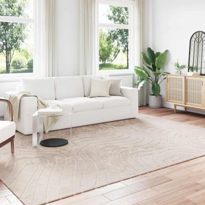 vidaXL Kusové koberce PALMERAS Béžová 200 x 280 cm Polyester