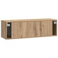vidaXL Nástenná TV skrinka 98 x 31 x 30 cm Dub artisan