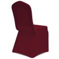 vidaXL Návleky na stoličku burgundy 30 ks naťahovacie