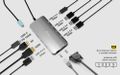 i-tec USB-C Metal Nano 3x Display (DP, HDMI and VGA) Docking Station, Power Delivery 100W Dokovací stanice, 3× video výstup (DP/HDMI/VGA), 5× USB 5 Gbps, Gigabit Ethernet, Power Delivery 100 W, hliníkové telo, USB-C kab