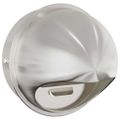 vidaXL Kryty vzduchových ventilátorov 2 ks Strieborná 200 mm