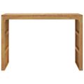 vidaXL Konzolový stolík 110x35x75 cm Teakové masívne drevo