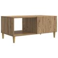 vidaXL Konferenčný stolík Dub artisan 90 x 50 x 40 cm Kompozitné drevo