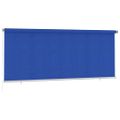 vidaXL Vonkajšia zatemňovacia roleta 355 (Š) x 140 (V) cm modrá HDPE