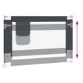 vidaXL Zábrana na detskú posteľ tmavosivá 100x25 cm látka