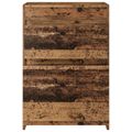 vidaXL Skriňa pod umývadlo do kúpeľne Staré drevo 56 x 37,5 x 81 cm