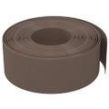 vidaXL Záhradné obruby 4 ks hnedé 10 m 20 cm polyetylén