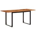 vidaXL Jedálenský stôl 160x80x75 cm, akáciový masív
