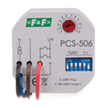 Relé časové F&F PCS-506 1x NC, 230V, 10A, do krabice