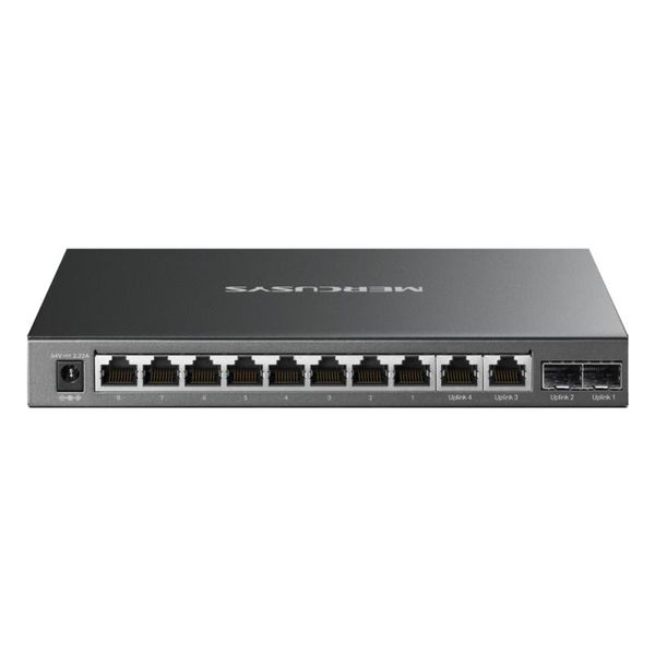 MERCUSYS MS112GMP, 12-Port 100Mbps DeskSwitch PoE+