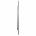 vidaXL Zrkadlo do kúpeľne s LED Priehľadná 100 x 45 cm tvrdené sklo