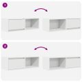 vidaXL TV skrinky 2 ks biele 80x31x25,5 cm kompozitné drevo