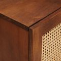 vidaXL TV skrinka Hnedá 105 x 33,5 x 46 cm Masívne mango drevo