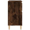 vidaXL Komoda dymový dub 60x35x70 cm spracované drevo
