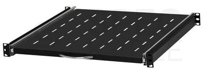 Polica do racku NEKU 1U 19" 450mm, výsuvná s úchytom, čierna Police do racku NEKU 1U 19" 450mm, výsuvná s úchytem, černá