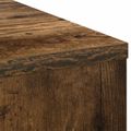 vidaXL Stôl Dymová dub 100 x 40 x 75 cm Kompozitné drevo