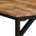 vidaXL Jedálenský stôl 180x90x75 cm masívne surové mangovníkové drevo