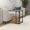 vidaXL Bočný stolík dub sonoma 50x35x52 cm spracované drevo