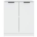 vidaXL Komody 2 ks biele 60x30x70 cm spracované drevo